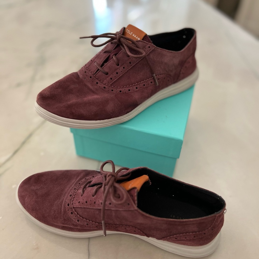 Cole Haan Zero Ground wingtip Oxford Shoes sz 7.5 - Picture 3 of 16